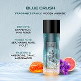 Lyla Blanc Urban Scent Blue Crush Long Lasting Perfume for Men – 200ml