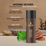 Lyla Blanc | Urban Intense Vetiver Deodorant | Long Lasting Fresh Spicy Fragrance | Bold & Refreshing Body Spray | 200ml